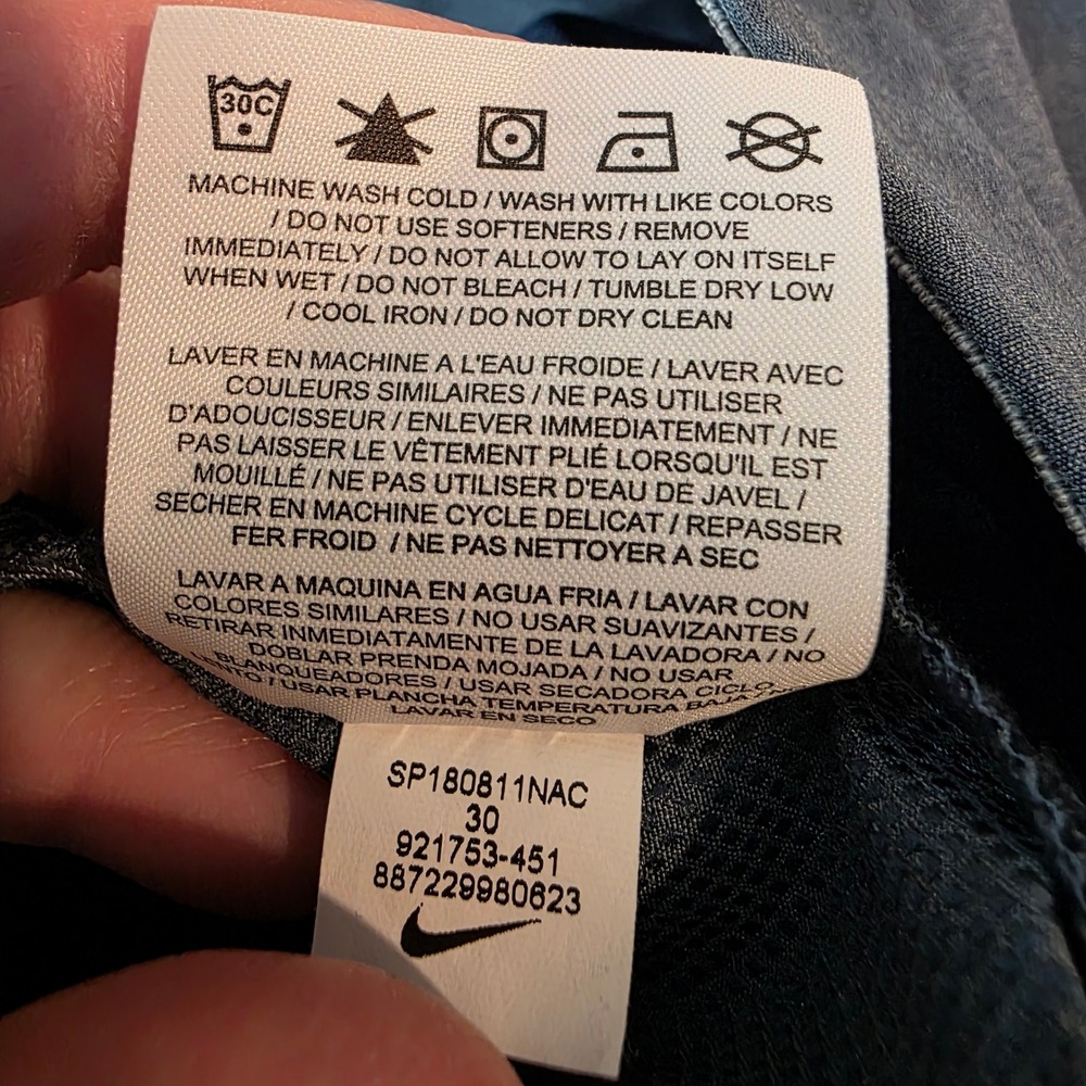 Nike Dri-FIT Performance Golf Shorts Flex Hybrid Flat Front Active Short Mens 30 - Picture 7 of 13